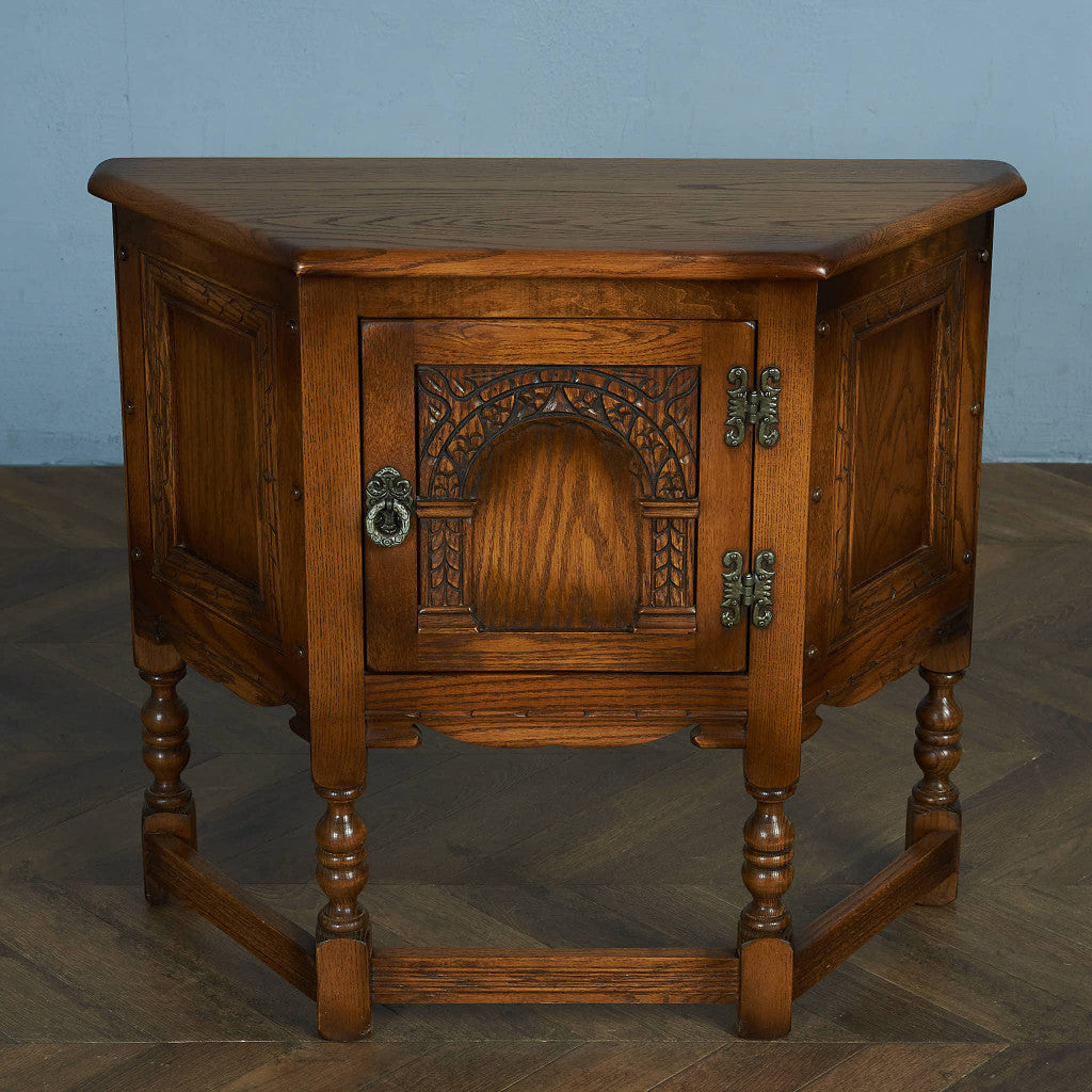 WOOD BROS Oak Cabinet #83651