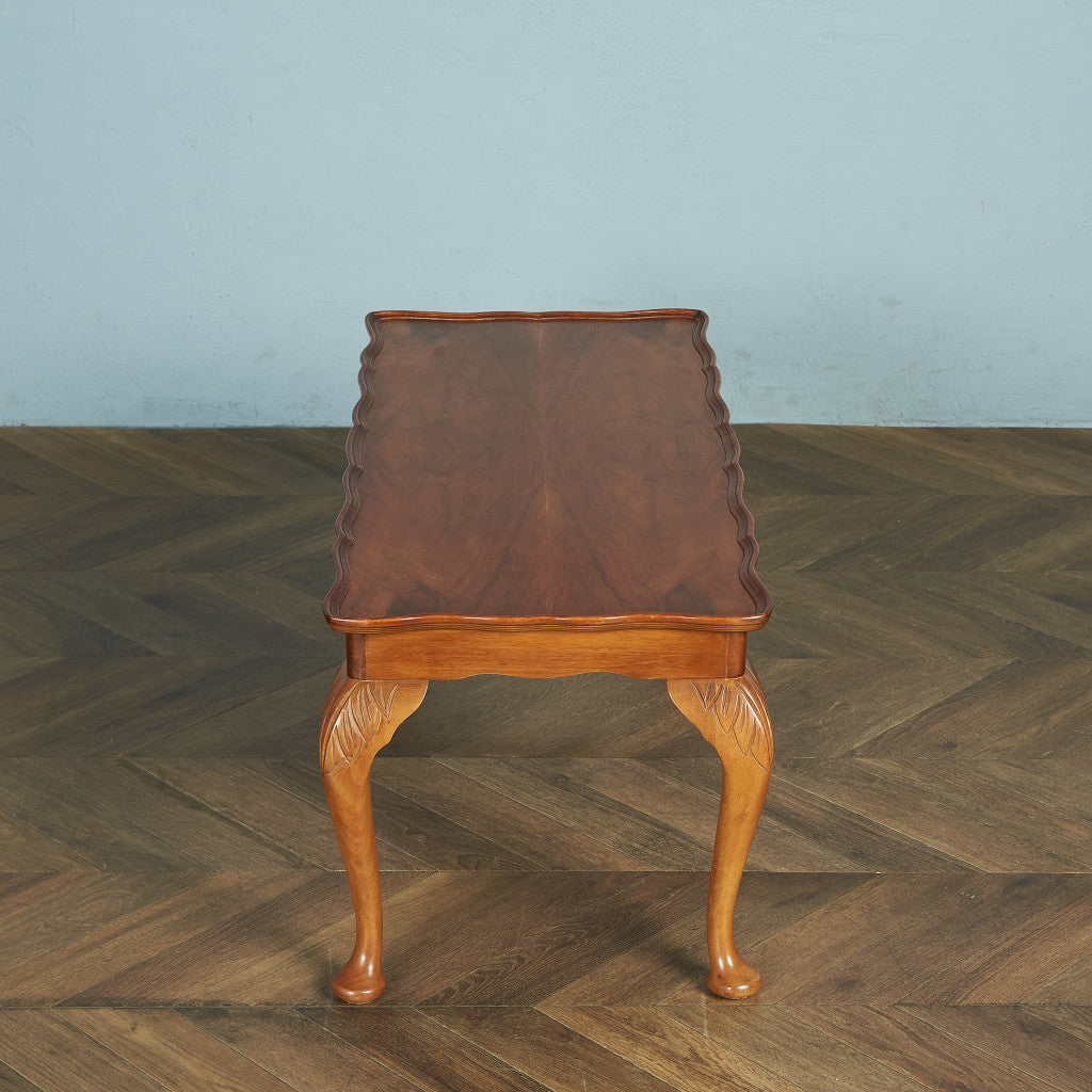 British classic walnut center table #79417