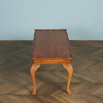British classic walnut center table #79417