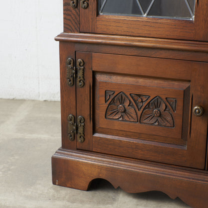 [67403][WOOD BROS]Old Charm Oak Bookcase
