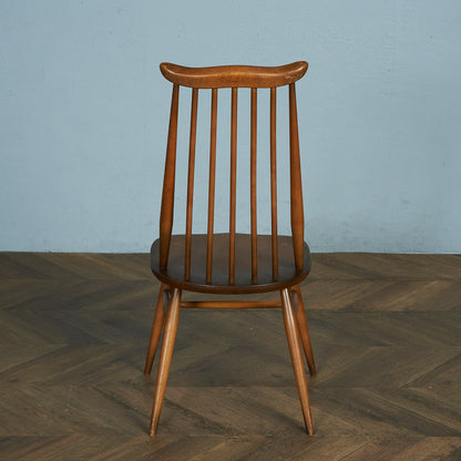 ERCOL Vintage Goldsmith Chair / Round Gold Label #64961