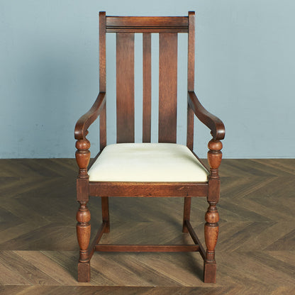 [67205] British classic armchair / seat reupholstered