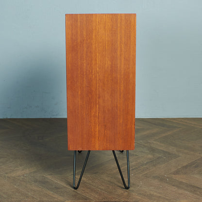 Danish Record Cabinet / Custom Iron Hairpin Legs #77321