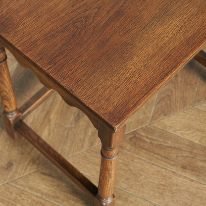 British Classic Oak Nesting Table #79600
