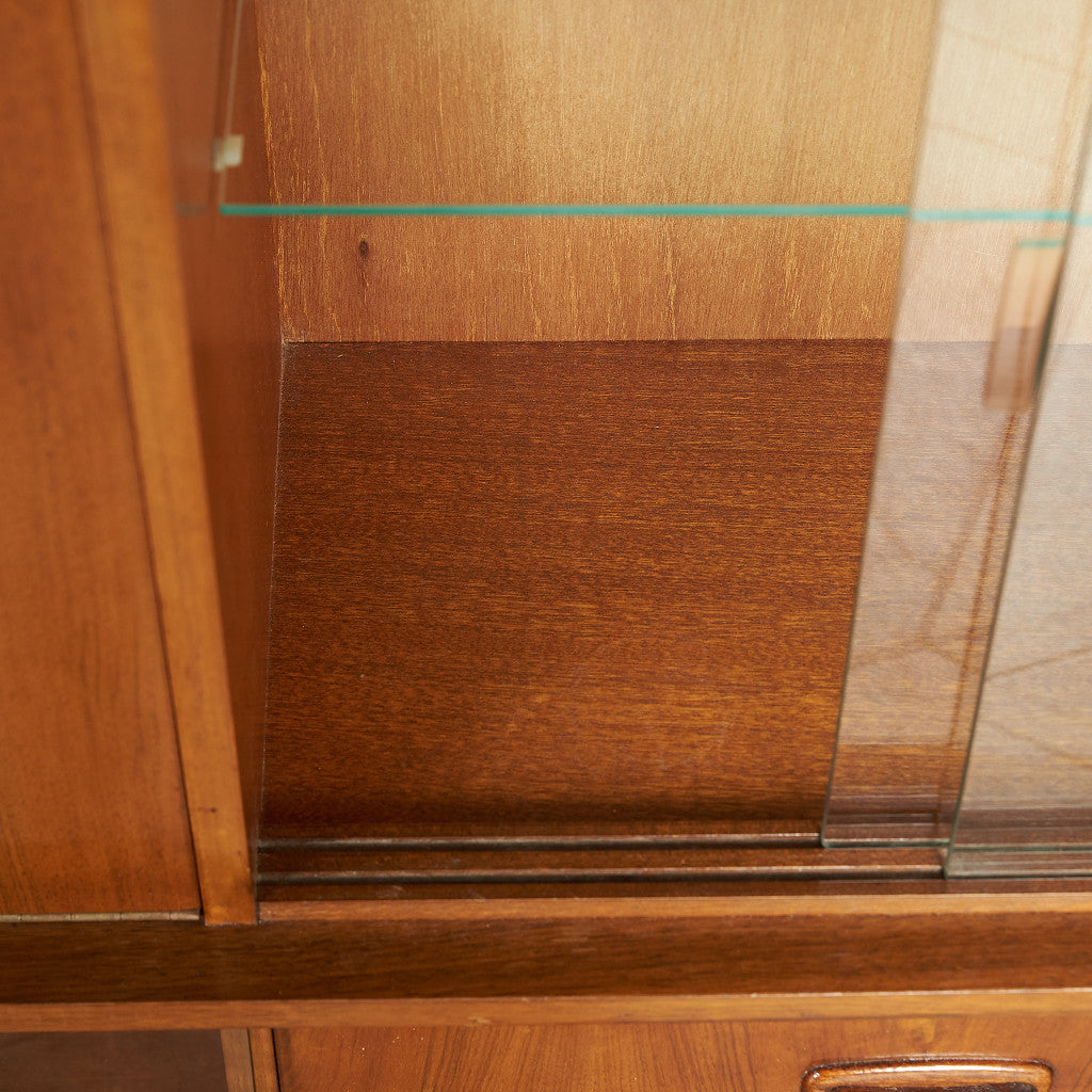 British Vintage Glass Cabinet #80440