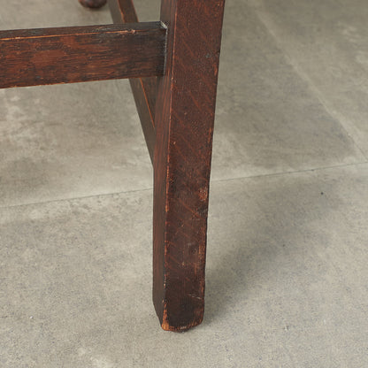 [67207] Antique British Jacobean style armchair