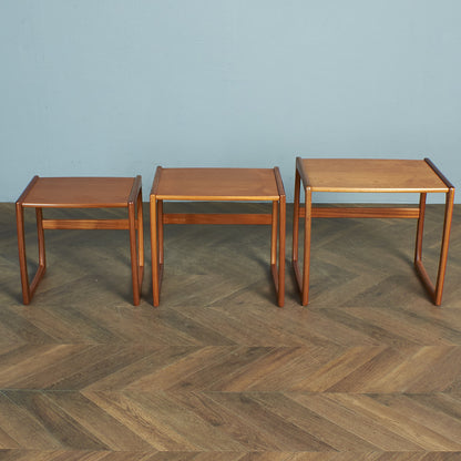 British Vintage Nesting Table #78226