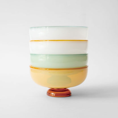 SNOW BOWL / White × Green Rim