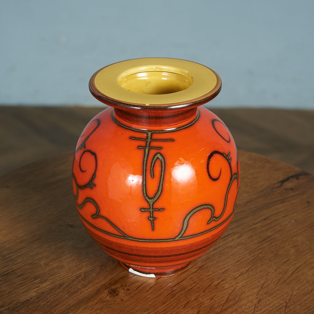 German Art Pottery フラワーベース #81911