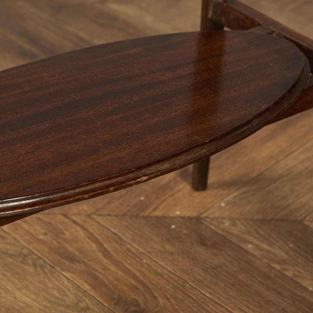 マホガニー材 サイドテーブル