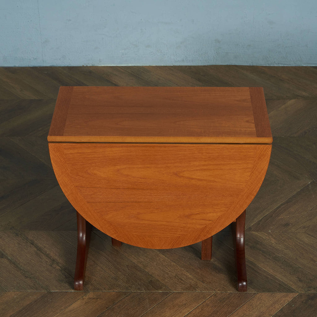 パーカーノール Parker Knoll 英国ヴィンテージ ドロップリーフ ゲートレッグコーヒーテーブル / センターテーブル #84623