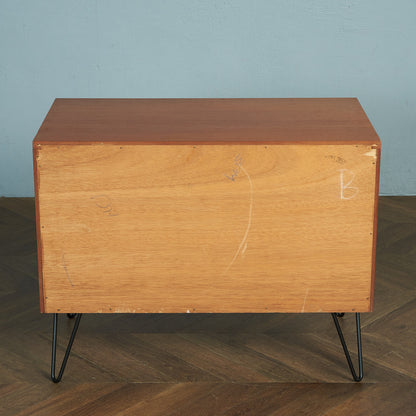 G-PLAN Fresco 3-tier chest/custom iron hairpin legs #80358