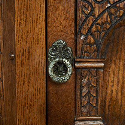 WOOD BROS Oak Cabinet #83651