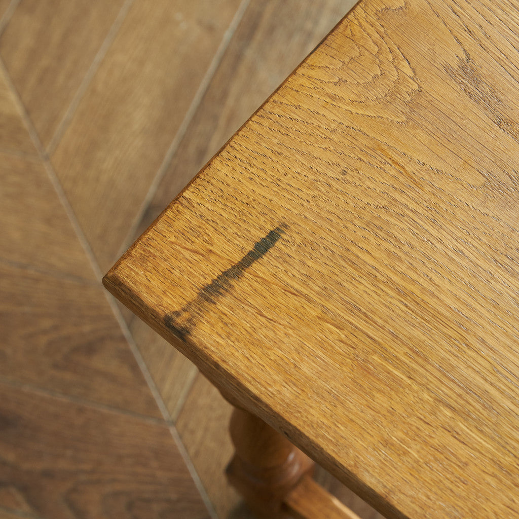 英国クラシック オーク材 ネストテーブル