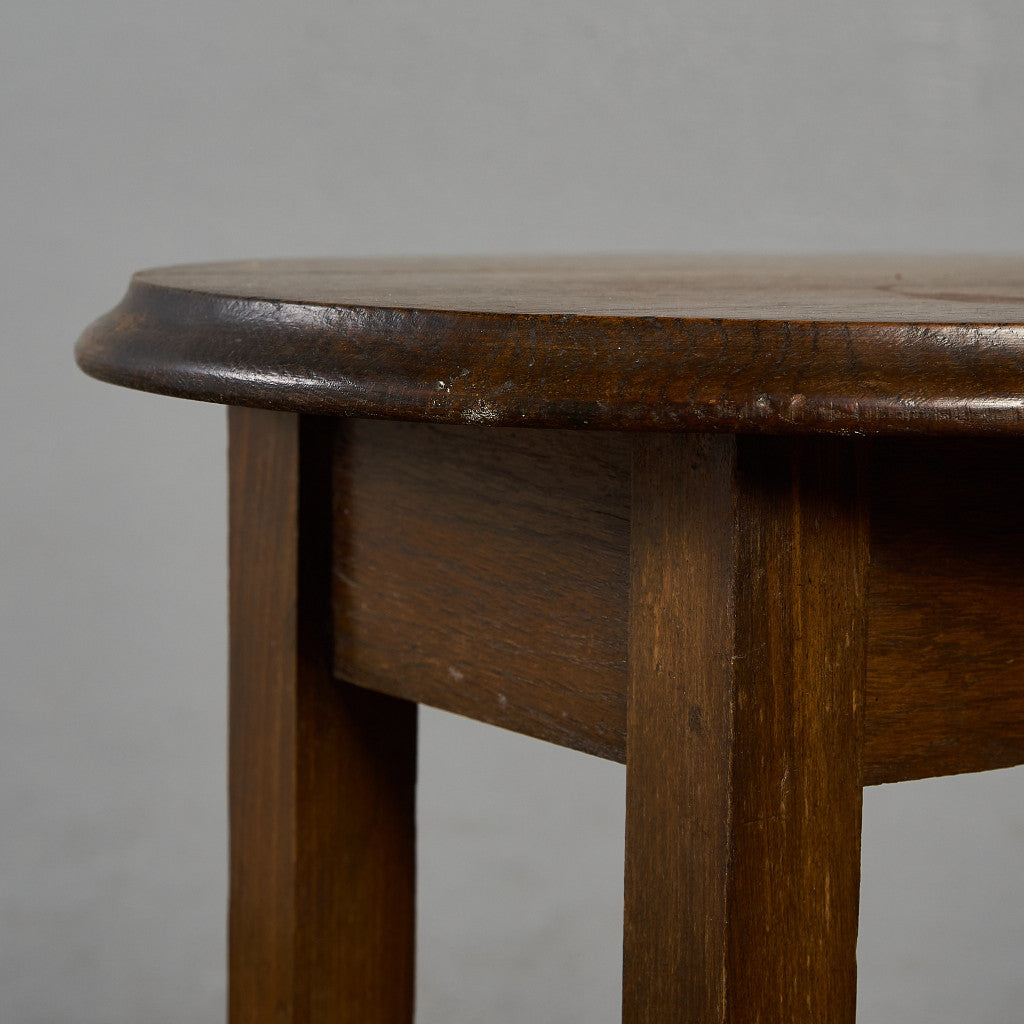 英国クラシック オーク材 サイドテーブル #87079