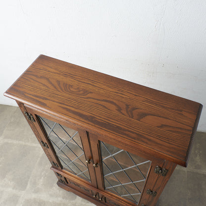 [67403][WOOD BROS]Old Charm Oak Bookcase