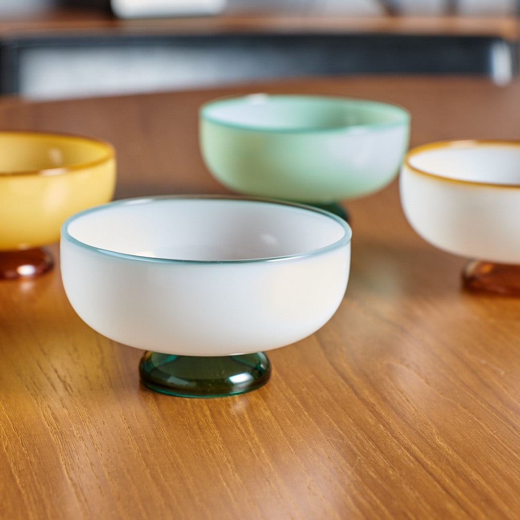 SNOW BOWL / White × Green Rim