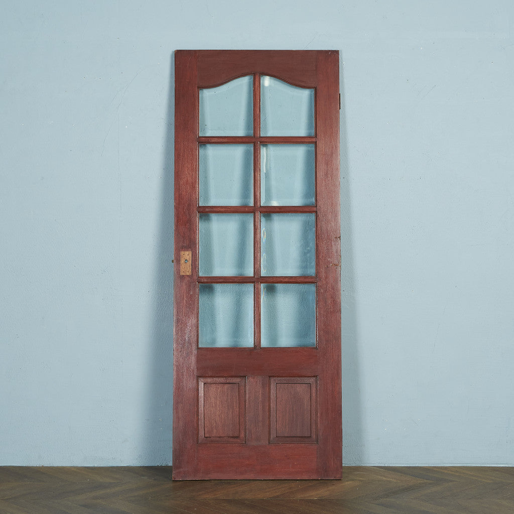 Antique British Painted Wooden Door #60601