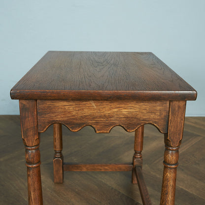 British Classic Oak Nesting Table #79600