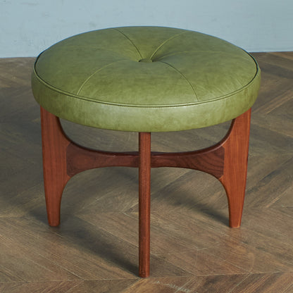 [65758][G-PLAN] fresco stool (6330) with reupholstered seat