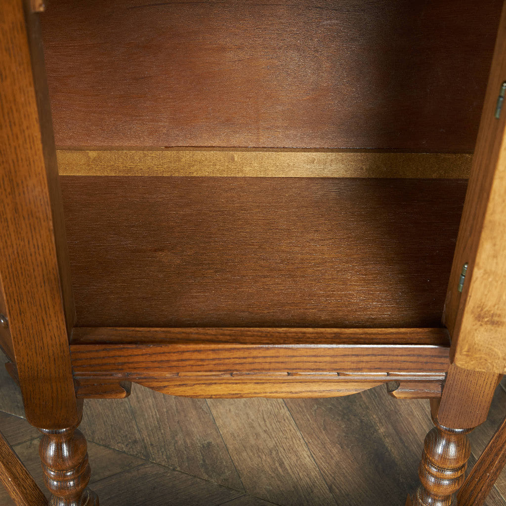 WOOD BROS Oak Cabinet #83651