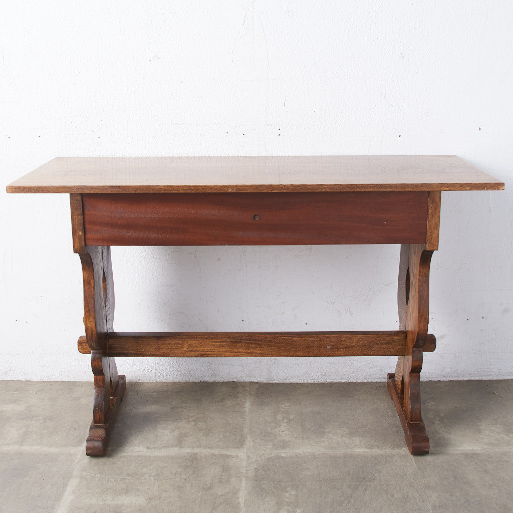 英国クラシック エルム材サイドテーブル