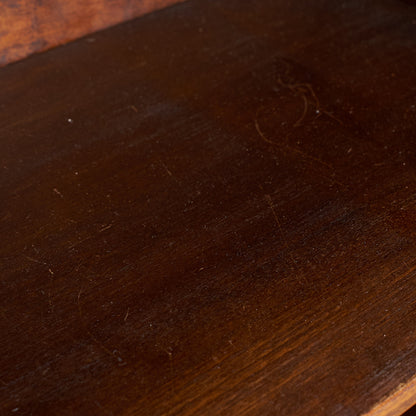 [65974] British classic walnut bookcase