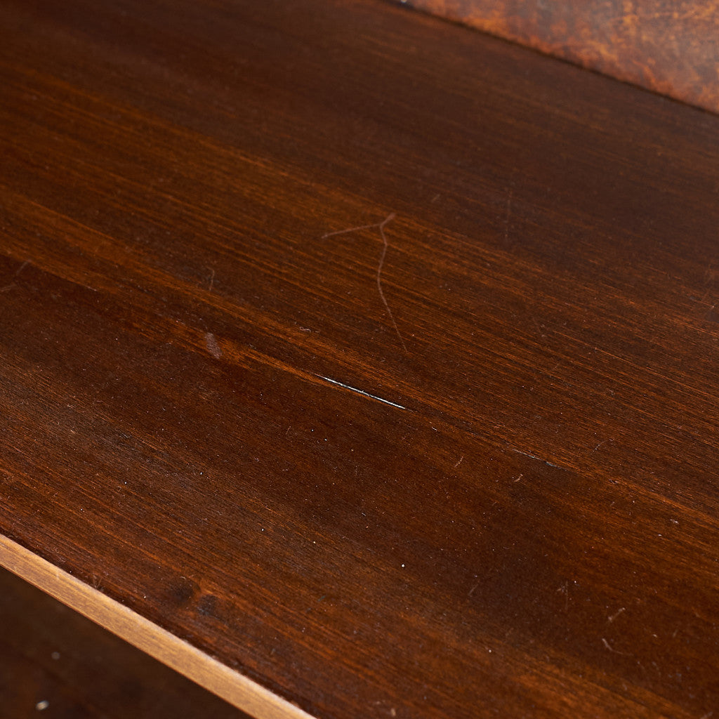 [65974] British classic walnut bookcase