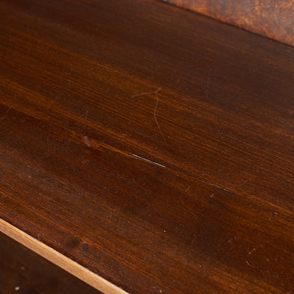 [65974] British classic walnut bookcase